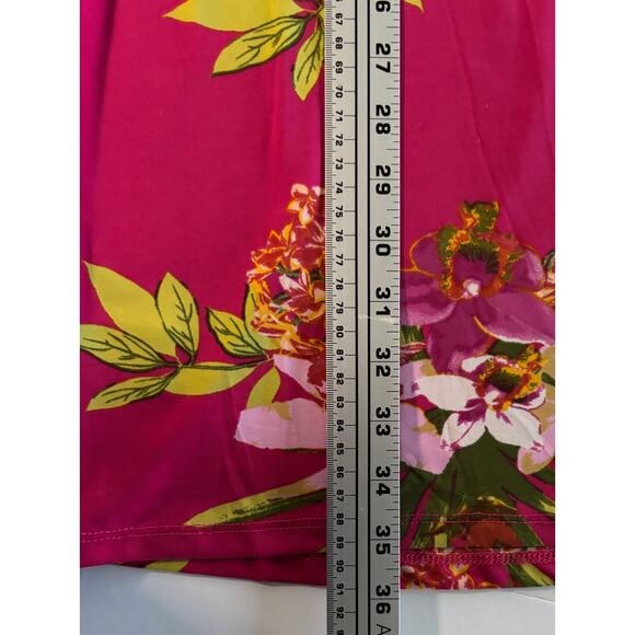 Alexandra + Oak Women’s Multicolor Floral 3/4 Sleeve Stretch‎ Shift Dress Size M - Picture 7 of 7